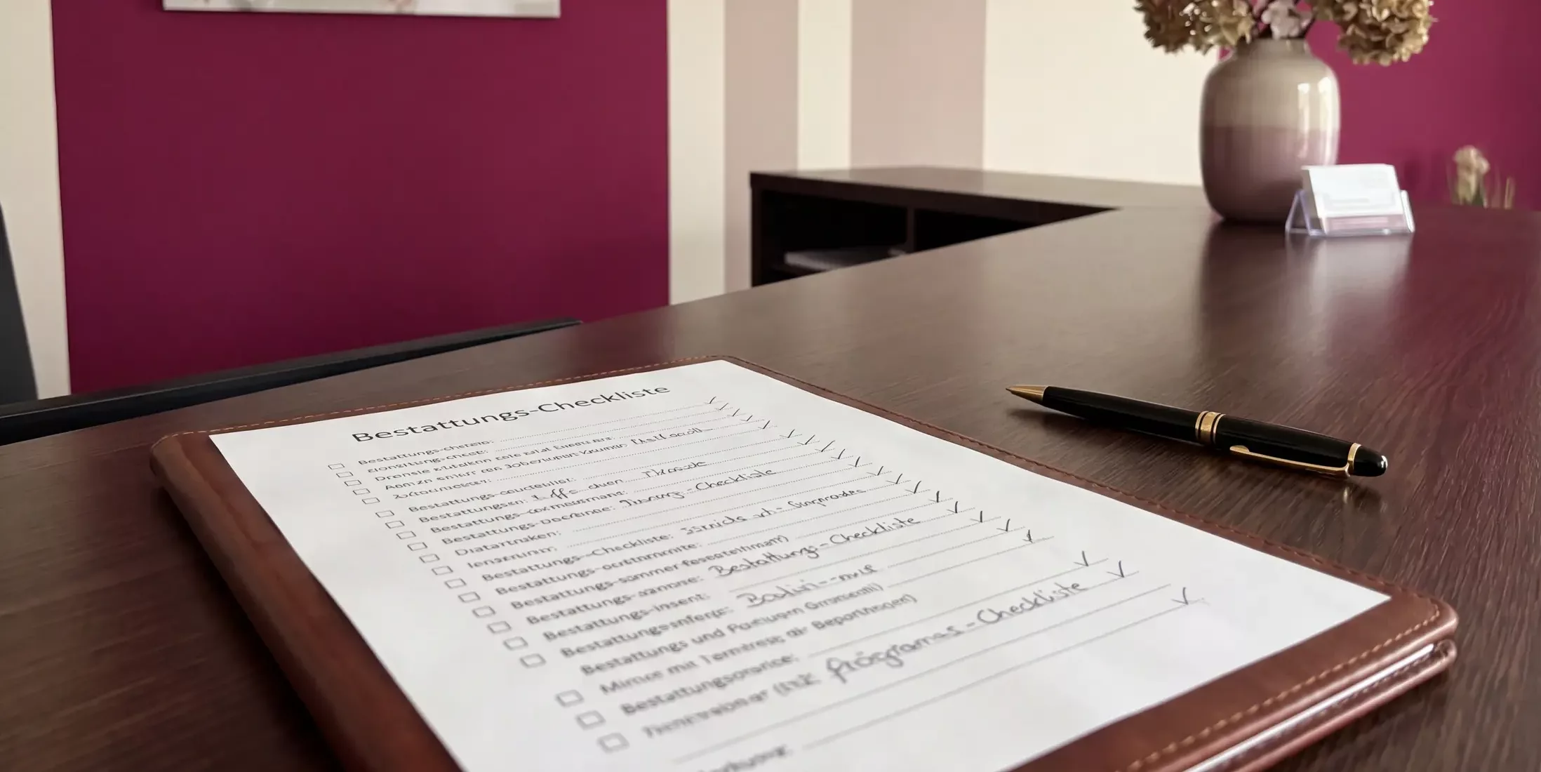 Ein Angehöriger ist gestorben, was ist jetzt zu tun? Ruhige Checkliste für die ersten 24 Stunden: Arzt, Totenschein, Bestatter, Standesamt, Unterlagen.
